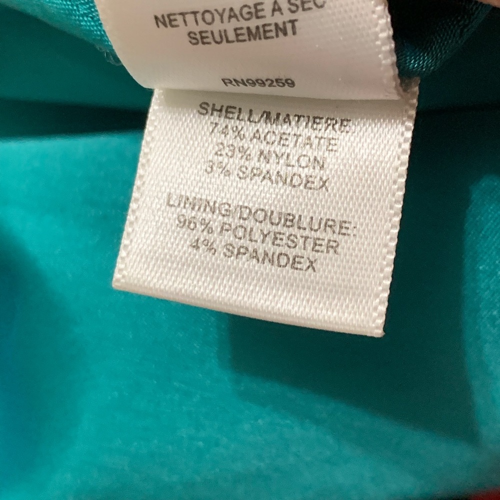 Lavender Label Turquoise Structured Cocktail Dress - image 6